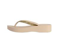 Tong Compensées à Enfiler Ipanema Mesh Chic Plat - Beige-Brillant 41/42