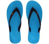 Tong en cuir velours MOOREA taille 44/45 bleu Turquoise