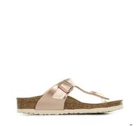 Tong Enfant Birkenstock Gizeh Electric Metallic Rose doré - Fille - Look métallisé original et discret 30