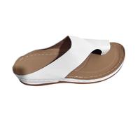 Tong Orthopédique Femme Claquette à Soutien Plantaire Confort Anti-dérapant Chaussons Compensées Douces Pantoufle Plateforme de Marche Plage Nu Pieds Tongs Claquettes Mousse de Yoga Piscine Chaussures