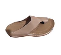 Tong Orthopédique Femme Claquette à Soutien Plantaire Confort Anti-dérapant Chaussons Compensées Douces Pantoufle Plateforme de Marche Plage Nu Pieds Tongs Claquettes Mousse de Yoga Piscine Chaussures