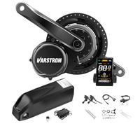 Tong-Sheng 48V 750W 2024 Version Kit de Conversion de Vélos Électrique avec 48V20ah Batterie et SWM58 Affichage Sur grand écran pour pédalier BB68-73 mm VTT Vélo de Montagne