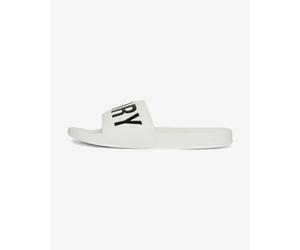 Tong Superdry Core Vegan Pool blanc noir - 40/41