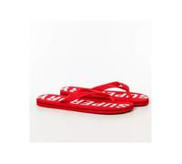 Tong Superdry Homme - Code essential flip flop - Rouge - Caoutchouc