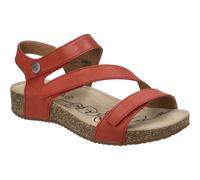 Josef Seibel Femme Sandale à lanières Tonga 25, Dame Sandales,Largeur G (Normale),Sandale d'été,Plate,Sandale,Rouge (Rot),37 EU / 4 UK