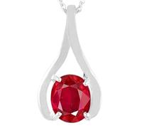 Tongari Pendentif / médaillon en rubis Ratti 10,25 (Maanik/Manikya Stone Silver Pendentif) Original AAA Quality Gemstone