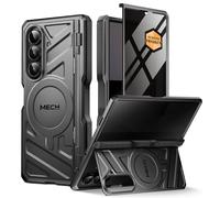 TONGATE Coque pour Galaxy Z Fold 7 avec protection d'écran de confidentialité, compatible avec MagSafe, anti-espion, coque de téléphone antichoc, grande béquille intégrée et charnière pour Samsung Z