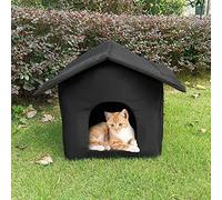 TONGFENG Abri d'extérieur pour chat | Oxford imperméable et pliable pour l'hiver pour chats et chiens errants