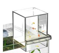 tongfeng Aquariums cool, aquariums modernes | Ascenseur de poisson transparent sous pression - Petit aquarium - Entretien du niveau d'eau inversé - Aquarium suspendu sous vide pour aquariums Betta