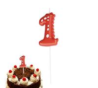TONGFENG Bougies numérotées Mignonnes - Bougies d’Anniversaire colorées de Dessin animé,Bougie de décoration de fête de Dinosaure pour Anniversaire d'de 0 à 9 Ans, Garniture de gâteau sur Le thème