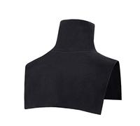 tongfeng Cache Cou Moto pour Homme, Echarpes Épaule CacheCou Polaire Multi-Usage Unisexe en Polaire Coupe-Vent d'hiver Thermique Écharpe Respirant Capuche pour Ski Course Moto Vélo Noir