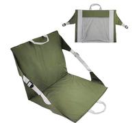 tongfeng Siège de Gradin avec Dossier - Coussin de Plage Pliable avec Support Dorsal | Chaises de Patio inclinables pour événements Sportifs, Pique-Nique, pêche, Vacances à la Plage, randonnée