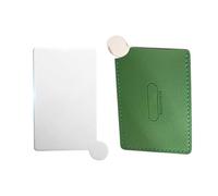 Tongfer Miroirs de sac à main compacts, petits miroirs à main avec couvercle en acier inoxydable, miroirs de courtoisie de voyage réutilisables pour femmes et filles