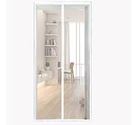 TONGha Moustiquaire pour porte de balcon, salon, chambre à coucher - Avec fermeture éclair - Convient aux animaux domestiques