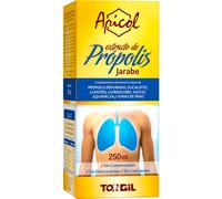Sirop Toux Seche et Grasse à la Propolis, Bourgeons de pin et Échinacée - Contre la mucosité et les glaires - Sans édulcorants et sans conservateurs - Flacon 250 ml d'Apicol Api-Nature