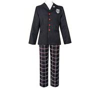 Tongji Anime Persona 5 Costume Cosplay Uniforme scolaire Utilisé pour Hommes Halloween Noël Carnaval Party Cosplay - Noir - L