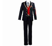 TONGJI Heartslabyul Déguisement de jeu d'animation Twisted-Wonderland pour Halloween, Noël, carnaval, fête à thème, cosplay - Noir - S