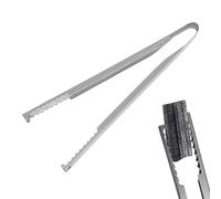 Tongles de grillades - Pinces de Barbecue | Berceau des Pinces de Gril | Pincers de Cuisine | Fiche en Acier Inoxydable pour feu de Carbone | Griffes de cheminée Portables et Longues Griffes de charb