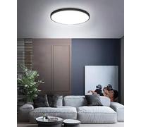 TONGNIDA 30W RGB Racing plafonnier avec télécommande et contrôle app 3 couleurs température dimmable plafonnier étanche diamètre 30cm encastré Hall lumière