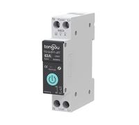 TONGOU Interrupteur Connecté, 63A DIY Commutateur ZigBee Intelligent Compatible avec Alexa, Google Assistant, TUYA/Smart Life APP Contrôle à Distance, avec Mesure, Commande Vocale et Fonction de Temps
