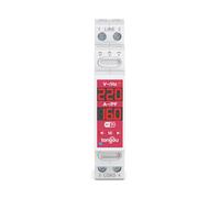 Tongou Interrupteur WiFi 2P 18 mm | Interrupteur intelligent Wi-Fi 16 A avec double séparation | Avec mesure de la consommation d'énergie | Application Smart Life | Alexa