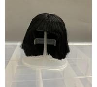 TONGRI Couverture de Perruque Faux Cheveux pour 1/6/1/8 bébé poupée BJD Costume de poupée circonférence de la tête Environ 13 cm
