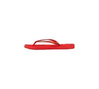 Ilse Jacobsen HORNBÆK | CHEERFUL01 | Tongs Pailletés pour Femmes | Sandales de plage Confortables pour l’Été | DEEP RED | 38 EU