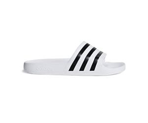 Tongs Adidas Adilette Aqua Blanc Noir Unisexe 40.5