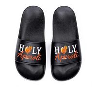Tongs Aperol, pantoufles pour hommes et femmes, pantoufles amusantes, tongs à motif Aperol Spritz, chaussures de bain pour les amateurs d'Aperol Spritz et les fans d'Aperol, pantoufles de vacances