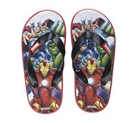 Tongs Avengers - Noires - 32/33 - Semelle de Qualité Supérieure Fabriquée en 100% EVA pressé - Claquettes pour Enfants - Produit Original Conçu en Espagne