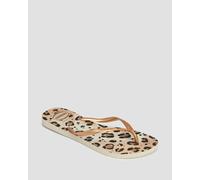 Havaianas Tongs léopard pour femme, Flexible, 38.5/39 EU