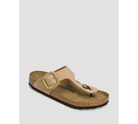 Tongs femmes BIRKENSTOCK Gizeh Big Buckle LENB Sandcastle Beige 38