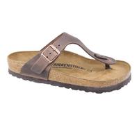 Tongs - Birkenstock - Gizeh 743831 - Cuir Marron - Boucle Réglable - Mixte 35