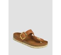 Tongs Birkenstock Women Gizeh Big Buckle Cognac Regular-