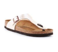 Tongs Birkenstock Gizeh BS - Beige - Femme - Adulte - Cuir 41