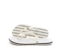 Tommy Hilfiger Tongs Femme Strap Beach Sandals avec Logo, Ivoire (Ivory), 36