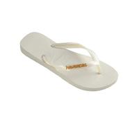 Havaianas Tongs TOP LOGO METALLIC in Blanc 37 / 38