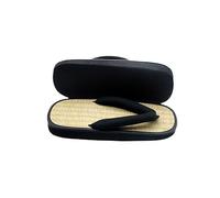 Tongs Claquettes en Paille Japonais Femme Homme Slaps Tong Sandales Maison Été Plage Piscine Semelle Antidérapant Tongues Slip-ins Chaussons Flip Flop Couple Pantoufles Plat Léger