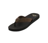 Tongs claquettes Quiksilver Carver suede choco tong Marron taille : 45 réf : 90173