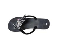 Tongs Claquettes Strass Fleur Femme Été Orthopedique Tong Sandales Compensee Pantoufles Épaisse Chaussons Antidérapants Pantoufle de Douche Claquette Salle de bain, Chaussures Sandale Piscine, Plage