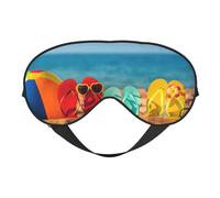 Tongs colorées pour la plage, le sommeil, les yeux, design mis à jour, blocage de la lumière, aveuglage des yeux de nuit, hommes et femmes, cadeaux de voyage