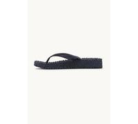 Tongs compensÃ©es Ã plateforme paillettes femme Ilse Jacobsen HornbÃŠk Bleu 37