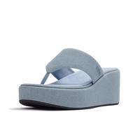 Tongs compensÃ©es femme FitFlop Platfforms Bleu 42