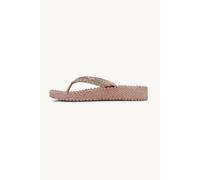 Tongs compensÃ©es Ã plateforme pierres scintillantes femme Ilse Jacobsen HornbÃŠk Rose 40