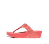 Fitflop Sandales Lulu Toe Post – Paillettes – Femme Noir 40 EU