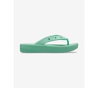 Tongs Crocs Classic Platform Flip vert femme - 36-37