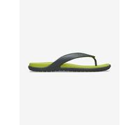 Crocs Tongs Coast pour homme, gris ardoise/agrumes, 43 EU, Gris ardoise agrumes, 45/46 EU