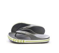 Tongs Crocs Grises/Vertes Femme Bayaband Flip 37/38