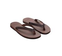 Tongs cuir The Resort Co Saffiano Marron 40