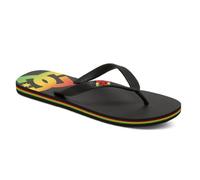 Tongs - DC Shoes - Spray M - Noir - Homme - Couleurs rasta - Confort amélioré 39
